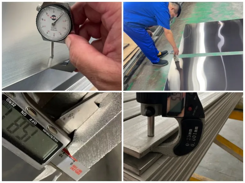 Pruebas de planchas de acero inoxidable S30408. Pruebas de planchas de acero inoxidable S30408.