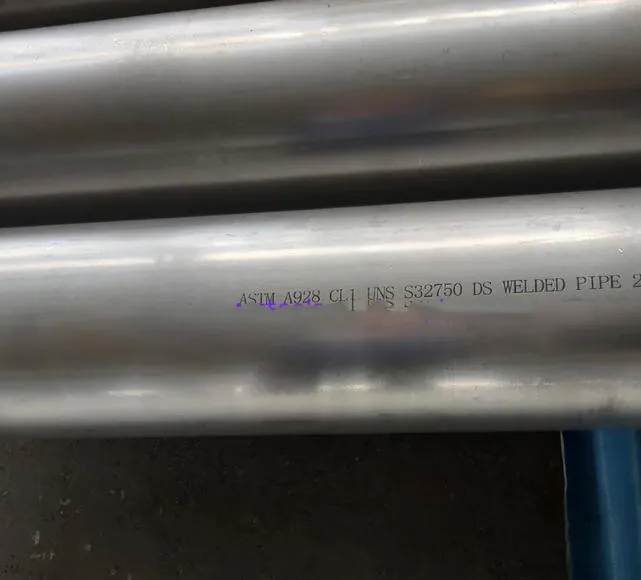 ASME SA928 UNS S32750 Stainless Steel Welded Pipe ASME SA928 UNS S32750 Stainless Steel Welded Pipe