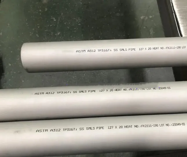 1.4571 Stainless Steel Thick Wall Seamless Pipe 1.4571 Stainless Steel Thick Wall Seamless Pipe